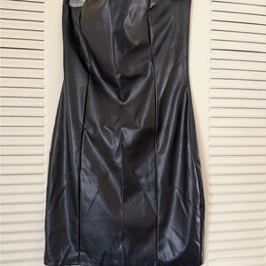 Black Pleather Dress